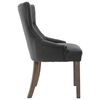 vidaXL Chaises &agrave; manger lot de 6 gris tissu