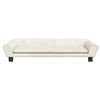 vidaXL Canap&eacute; pour enfants cr&egrave;me 100x50x26 cm velours