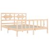 vidaXL Cadre de lit sans matelas bois de pin massif