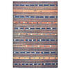 vidaXL Tapis Bleu et orange 160x230 cm PP