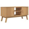 vidaXL Meuble TV OLDEN marron 114x43x57 cm bois de pin massif
