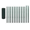 vidaXL Cl&ocirc;ture euro acier 25x1,5 m vert