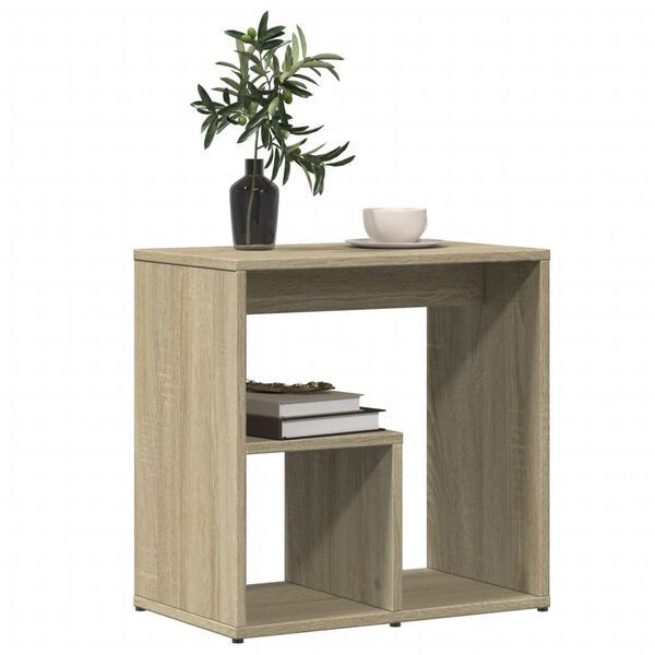 vidaXL Tables d'appoint 2 pcs ch&ecirc;ne sonoma 50x30x50 cm bois ing&eacute;nierie