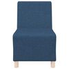 vidaXL Canap&eacute; modulaire sans accoudoirs Bleu 55 cm Tissu