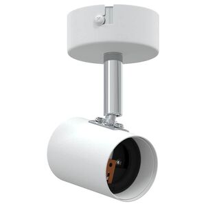 vidaXL Spot de plafond Blanc 6,5 x 6 x 11,5 cm m&eacute;tal