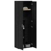 vidaXL Highboard Ch&ecirc;ne noir 60 x 35 x 180 cm Bois d'ing&eacute;nierie
