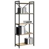 vidaXL &Eacute;tag&egrave;re Ch&ecirc;ne Sonoma 60 x 30 x 155 cm Bois d'ing&eacute;nierie