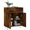vidaXL Buffet ch&ecirc;ne fum&eacute; 69,5x34x90 cm bois d'ing&eacute;nierie