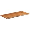 vidaXL Dessus de table 80x40x2,5 cm rectangulaire bois massif acacia