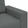 vidaXL Canap&eacute; 3 pcs Gris fonc&eacute; 221 x 80 x 80 cm Tissu en lin m&eacute;lang&eacute;