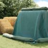 vidaXL B&acirc;che pour silo Vert 10 x 5 m HDPE