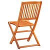 vidaXL Chaises de jardin pliables lot de 6 Bois d'eucalyptus massif
