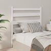 vidaXL T&ecirc;te de lit Blanc 96x4x100 cm Bois massif de pin