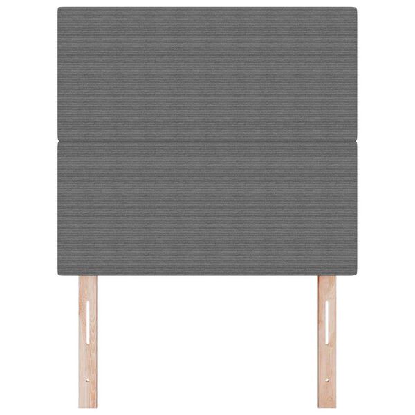 vidaXL T&ecirc;te de lit avec t&ecirc;te de lit Gris clair 100 cm Cuir synth&eacute;tique