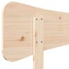 vidaXL T&ecirc;te de lit 120 cm bois massif de pin