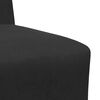 vidaXL | Unit&eacute; de Sofa Modulaire Sans Accoudoirs | Noir 55 x 74 x 82 cm