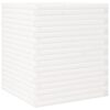 vidaXL Jardini&egrave;re blanc 60x60x68,5 cm bois de pin massif