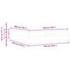 vidaXL Cadre de lit avec matelas avec matelas 2 pcs Blanc PVC