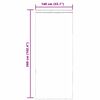 vidaXL Rideaux en voile avec boucles 2 pcs blanc 140x260 cm