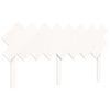 vidaXL Cadre de lit sans matelas blanc 160x200 cm bois de pin massif