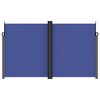 vidaXL Auvent lat&eacute;ral r&eacute;tractable bleu 200x1200 cm