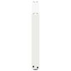 vidaXL Pieds de table basse en U, 2 pi&egrave;ces, blanc, 70 x (42-43) cm, acier