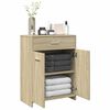 vidaXL Armoire de salle de bain Chêne sonoma 60x33x80 cm Aggloméré