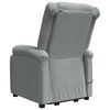 vidaXL Fauteuil Gris clair Tissu
