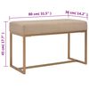 vidaXL Banc d'entrée beige 80 cm velours
