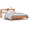 vidaXL Cadre de lit sans matelas cire marron 150x200cm bois pin massif