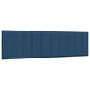 vidaXL Lit avec matelas Hanko bleu 180x200 cm tissu
