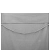 vidaXL Serviettes de Transat 2 pcs Gris fonc&eacute; 210 x 75 cm
