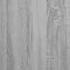 vidaXL Buffet sonoma gris 29,5x34x76 cm bois d'ing&eacute;nierie