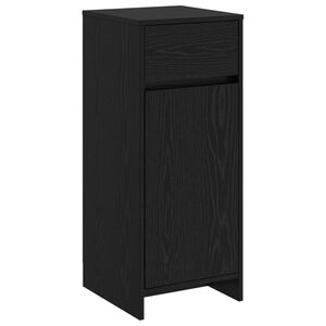 vidaXL Armoire de salle de bain Ch&ecirc;ne noir 35 x 36,5 x 85 cm