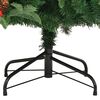 vidaXL Sapin de No&euml;l artificiel Vert 240 cm PVC, m&eacute;tal et plastique