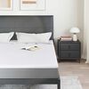 vidaXL Surmatelas Blanc 200 x 200 cm Tissu Jacquard
