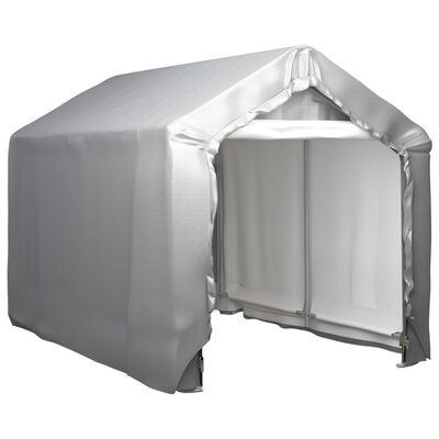 vidaXL Tente de rangement 180x300 cm Acier Gris