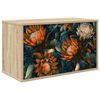 vidaXL Meuble TV mural LOCHEM 69 x 33 x 40 cm Ch&ecirc;ne Sonoma