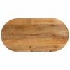 vidaXL Dessus de table 140x60x2,5 cm ovale bois massif de manguier