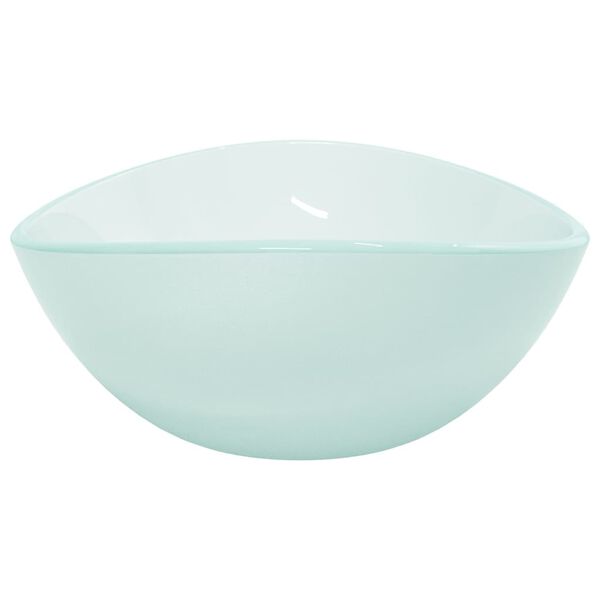 vidaXL Lavabo Verre trempé 54,5x35x15,5 cm Dépoli