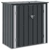 vidaXL Bo&icirc;te de Rangement de Jardin Noir 101,5 x 57 x 100,5 cm Acier