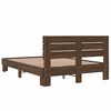 vidaXL Cadre de lit sans matelas ch&ecirc;ne marron 120x200 cm