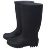vidaXL Bottes de pluie Pointure 44 Noir