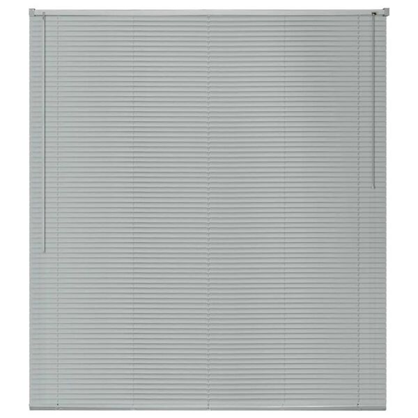 vidaXL Store Aluminium 140 x 160 cm Argent&eacute;