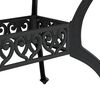 vidaXL Table de jardin noir 150x90x72 cm aluminium coul&eacute;