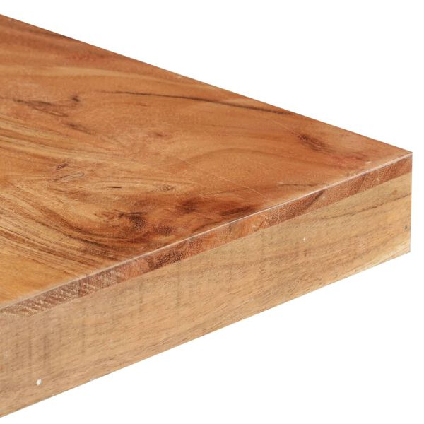 vidaXL Table de salle &agrave; manger 160x80x76 cm Bois d'acacia solide
