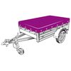 vidaXL Filet pour remorque PEHD 2 x 3 m Noir