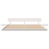 vidaXL Cadre de lit Blanc 180 x 200 cm bois