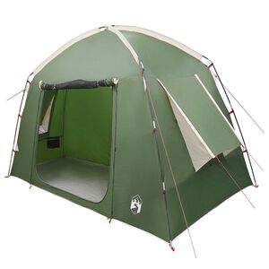 vidaXL Tente Cabane avec toit Vert 210 x 210 x 138 cm Polyester