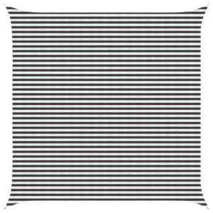 vidaXL Voile d'ombre Anthracite et blanc 5 x 5 m HDPE